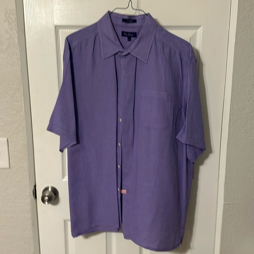 Alan Flusser 100% Linen Shirt XXL